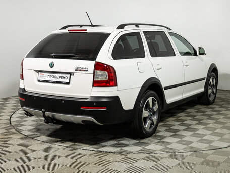 2012 Skoda Octavia Scout II (A5) Рестайлинг, белый, 899585 рублей, вид 5