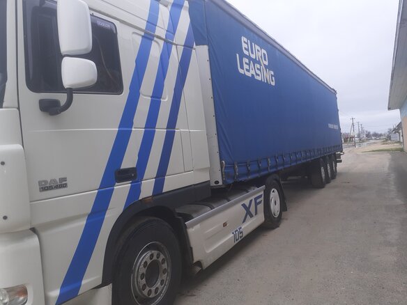 2008 DAF XF 105, белый, 1800000 рублей