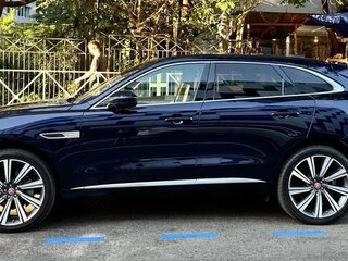 2021 Jaguar F-Pace I Рестайлинг, синий, 4990000 рублей, вид 5