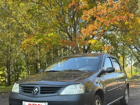 2007 Renault Logan I, серый, 230000 рублей