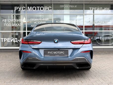 2021 BMW 8 серии Gran Coupe 840i xDrive II (G14/G15/G16), синий, 7420000 рублей, вид 4