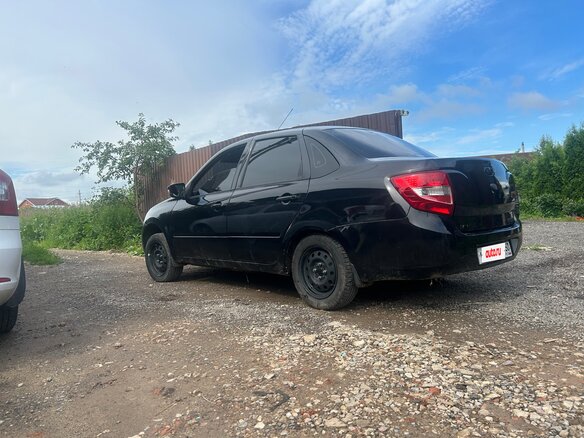 2013 Lada (ВАЗ) Granta I, чёрный, 330000 рублей - вид 5