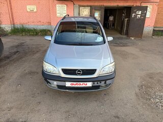 2002 Opel Zafira A, серебристый, 280000 рублей, вид 1