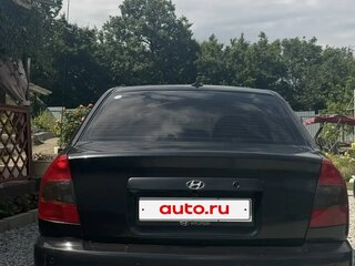 2006 Hyundai Accent ТагАЗ II, чёрный, 475000 рублей, вид 4