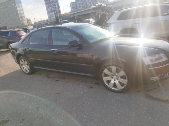 2008 Audi A8 II (D3) Рестайлинг 2, чёрный, 860000 рублей - вид 6