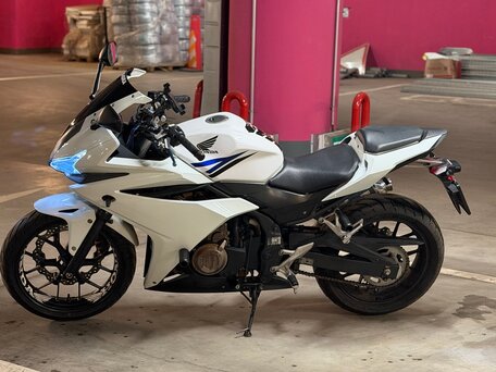 2017 Honda CBR 400R, белый, 500000 рублей, вид 3