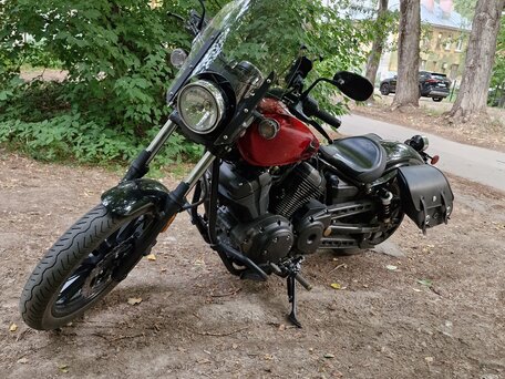 2015 Yamaha XVS950, красный, 720000 рублей, вид 3