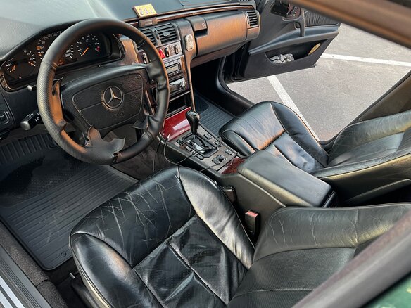 1996 Mercedes-Benz E-Класс 320 II (W210, S210), зелёный, 550000 рублей - вид 14