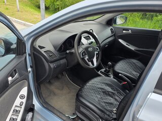2012 Hyundai Solaris I, голубой, 650000 рублей, вид 5