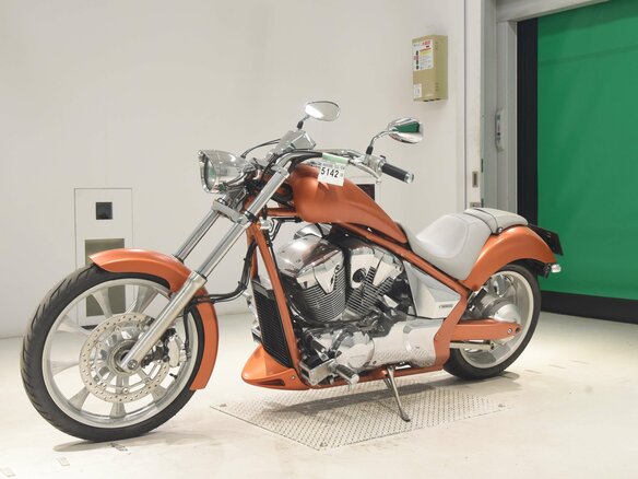 2011 Honda VT 1300CX Fury, оранжевый, 840000 рублей - вид 4