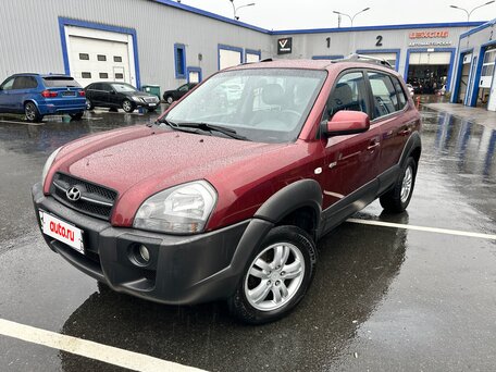 2006 Hyundai Tucson I, красный, 695000 рублей, вид 2