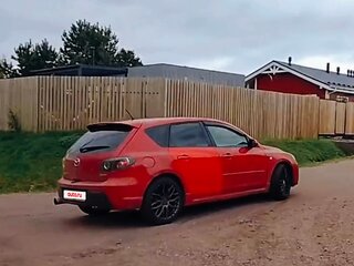 2005 Mazda 3 I (BK), красный, 390000 рублей, вид 1