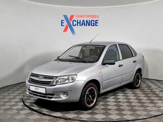 2013 Lada (ВАЗ) Granta I, серебристый, 268000 рублей, вид 1