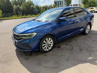 2020 Volkswagen Polo VI, синий, 1825000 рублей, вид 3