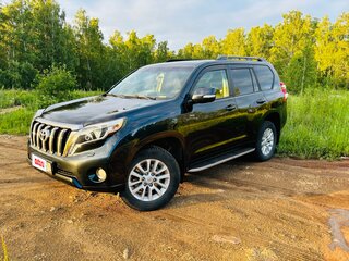 2016 Toyota Land Cruiser Prado 150 Series Рестайлинг 1, чёрный, 3600000 рублей, вид 3