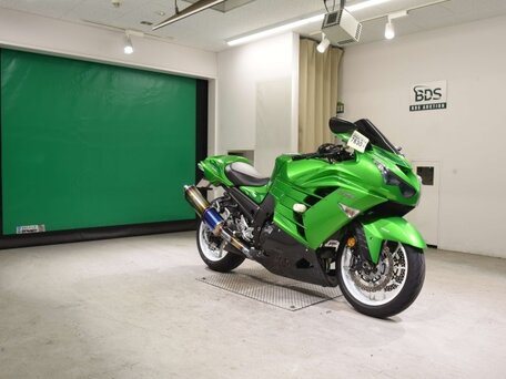 2013 Kawasaki ZX-14R, зелёный, 946000 рублей, вид 3