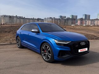 2021 Audi SQ8 I (4M), синий, 12200000 рублей, вид 4