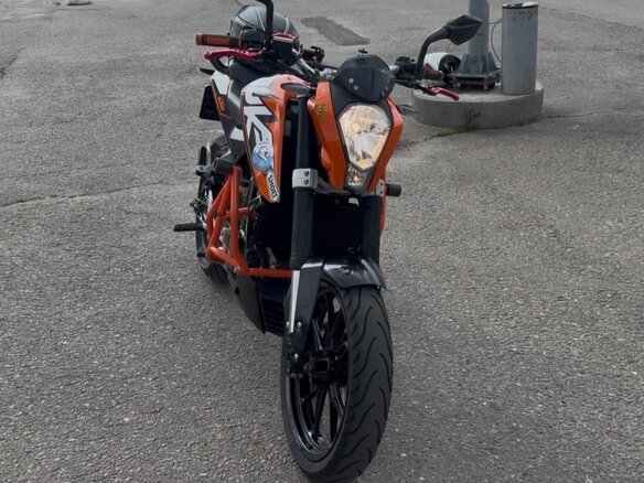 2013 KTM 200 Duke, оранжевый, 210000 рублей - вид 8