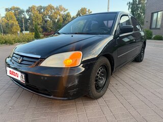 2001 Honda Civic VII, чёрный, 299000 рублей, вид 1