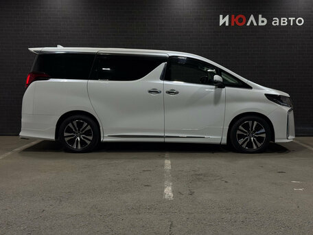 2019 Toyota Alphard III Рестайлинг, белый, 4079000 рублей, вид 4