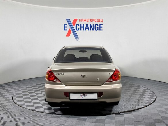 2008 Kia Spectra I Рестайлинг 2, бежевый, 280000 рублей - вид 5