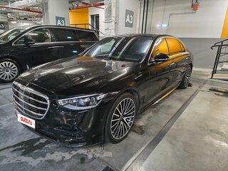 2021 Mercedes-Benz S-Класс 450 Long 4MATIC VII (W223), чёрный, 10500000 рублей, вид 1