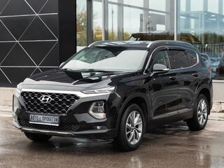2020 Hyundai Santa Fe IV, чёрный, 3120000 рублей, вид 1