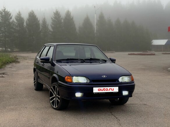 2013 Lada (ВАЗ) 2114, синий, 180000 рублей - вид 4