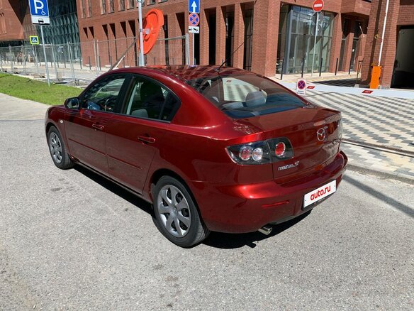 2008 Mazda 3 I (BK) Рестайлинг, красный - вид 2