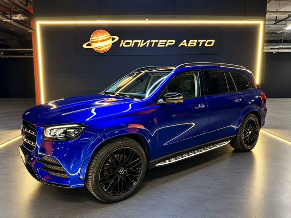 2020 Mercedes-Benz GLS 450 II (X167), синий, 7499000 рублей - вид 1