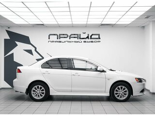 2012 Mitsubishi Lancer X Рестайлинг, белый, 810000 рублей, вид 5