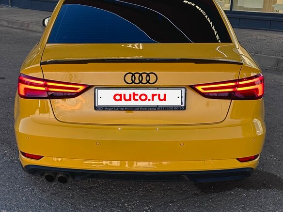 2019 Audi A3 III (8V) Рестайлинг, жёлтый, 1675000 рублей - вид 1