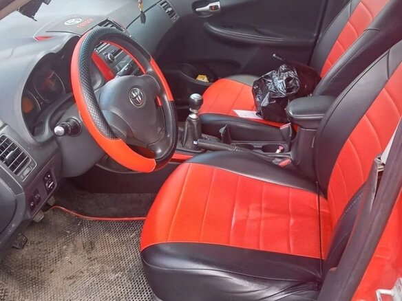 2008 Toyota Corolla X (E140, E150), красный, 450000 рублей - вид 4