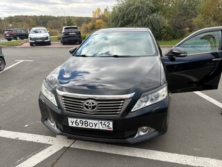 2012 Toyota Camry VII (XV50), чёрный, 1549000 рублей, вид 1