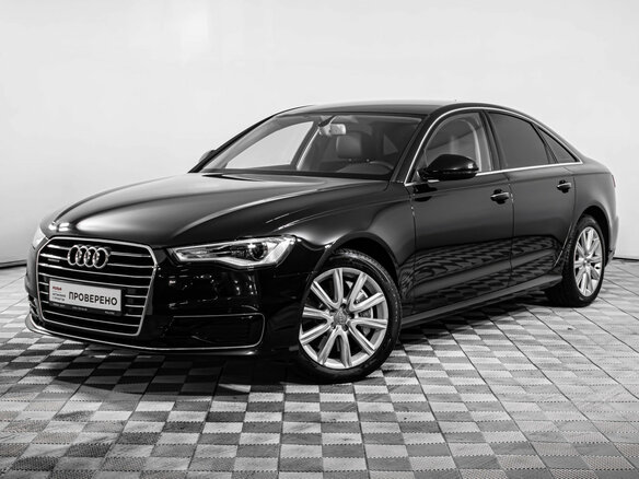 2016 Audi A6 IV (C7) Рестайлинг, чёрный, 2446000 рублей