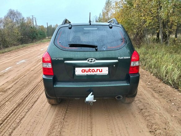 2007 Hyundai Tucson I, зелёный, 890000 рублей - вид 3