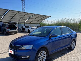 2018 Skoda Rapid I Рестайлинг, синий, 1380000 рублей, вид 2