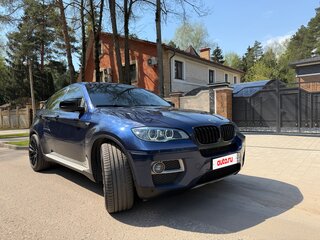 2013 BMW X6 35i I (E71) Рестайлинг, синий, 2450000 рублей, вид 2