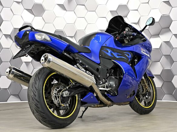 2006 Kawasaki ZZR 1400, синий, 649000 рублей - вид 6