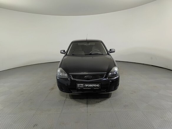 2012 Lada (ВАЗ) Priora I, чёрный - вид 1