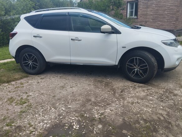2014 Nissan Murano II (Z51) Рестайлинг 2, белый, 1000000 рублей - вид 2