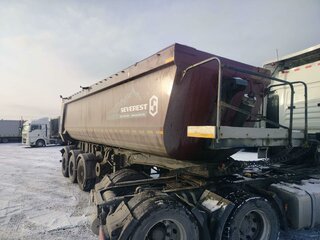 2022 УралСпецТранс Полуприцеп самосвальный, красный, 1170000 рублей, вид 2