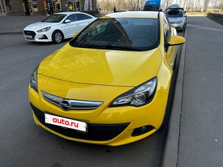 2012 Opel Astra GTC J Рестайлинг, жёлтый, 590000 рублей, вид 1
