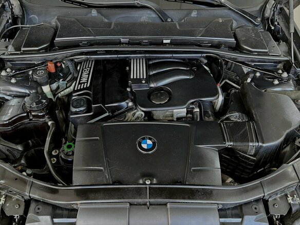 2007 BMW 3 серии 320i V (E90/E91/E92/E93), чёрный, 860000 рублей - вид 13