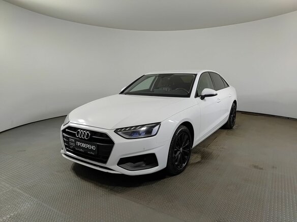 2020 Audi A4 35 TFSI V (B9) Рестайлинг, белый, 2520000 рублей