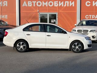 2014 Skoda Rapid I, белый, 750000 рублей, вид 4