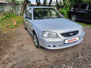 2008 Hyundai Accent ТагАЗ II, серебристый, 312000 рублей, вид 1