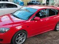 2007 Mazda 3 I (BK) Рестайлинг, красный, 350000 рублей