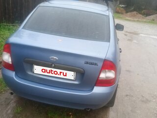 2007 Lada (ВАЗ) Kalina I, синий, 190000 рублей, вид 4