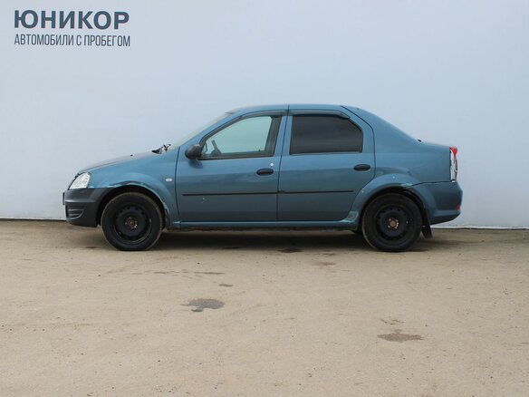 2010 Renault Logan I Рестайлинг, синий, 119000 рублей - вид 1